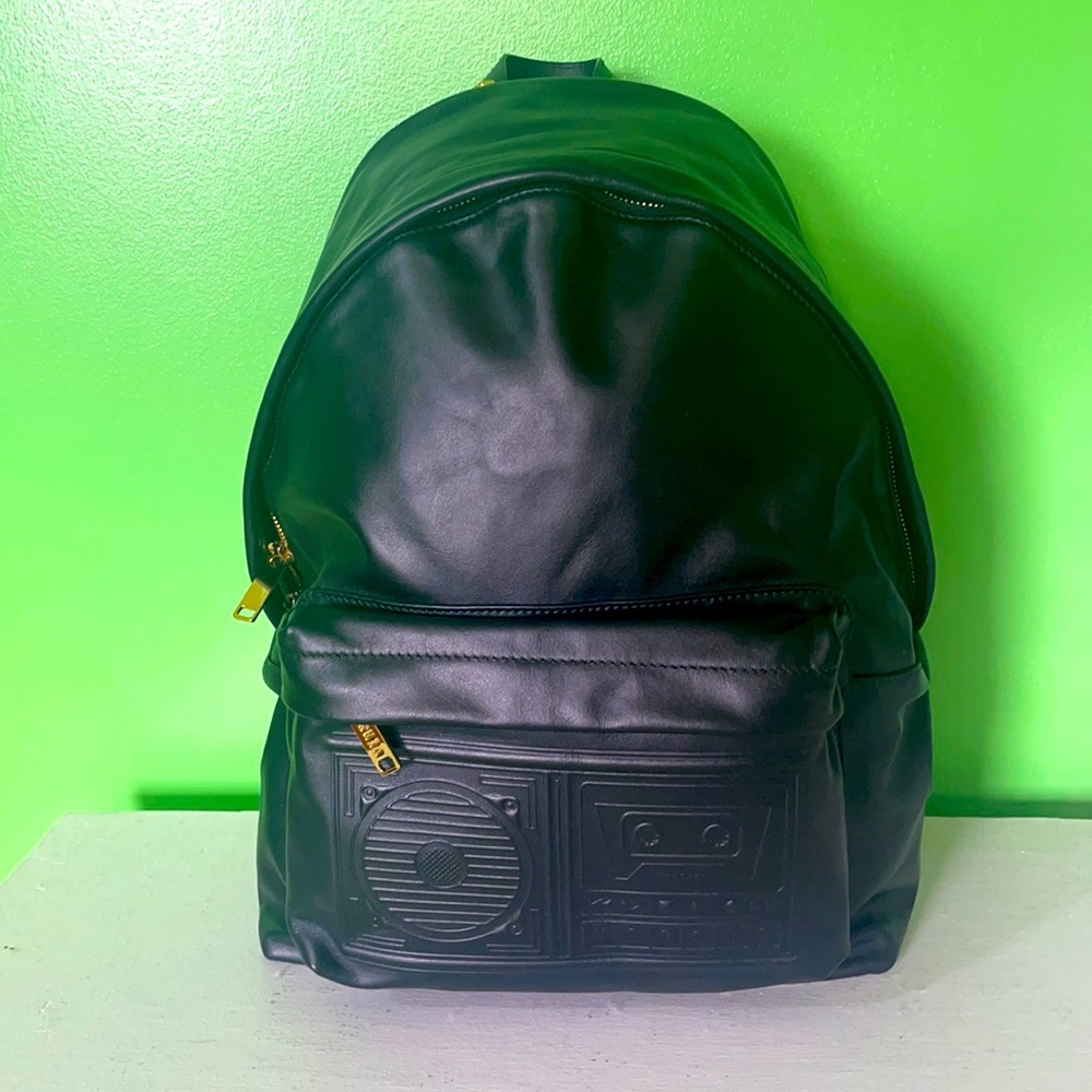 VERSUS Versace leather Backpack Made in Italy